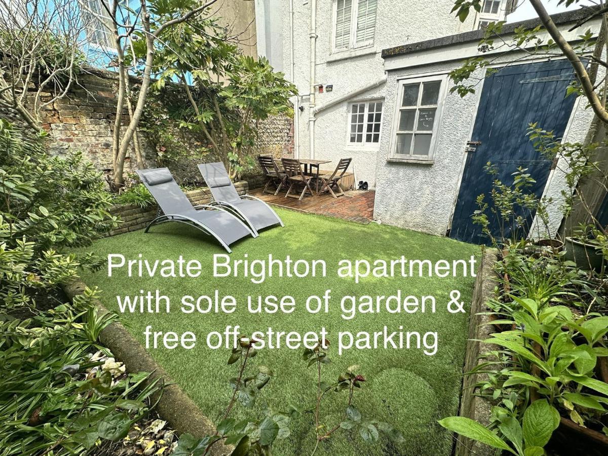 Amazing Apartment, Private Garden, Off Street Parking ブライトン エクステリア 写真